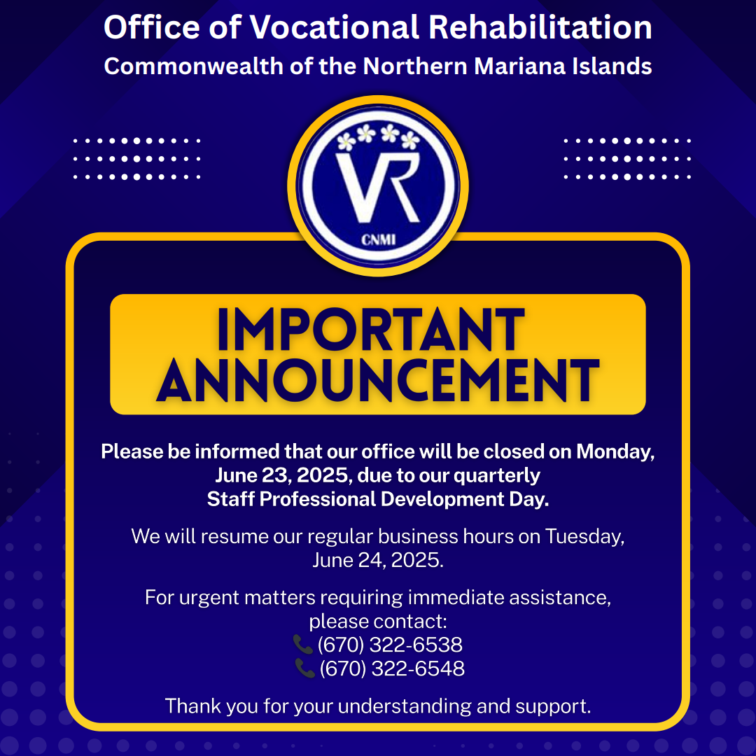 Notice of Office Closure due to Staff PD 06232025